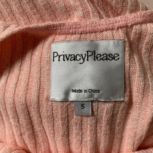 Revolve Privacy Please Gyle Bodysuit Pale Pink Size Small - Picture 6 of 13